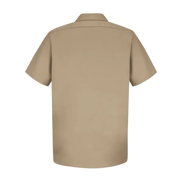 Red Kap Men's Tall Cotton Short Sleeve Uniform Shirt - Red Kap Men's Tall Cotton Short Sleeve Uniform Shirt - Image 4 of 10