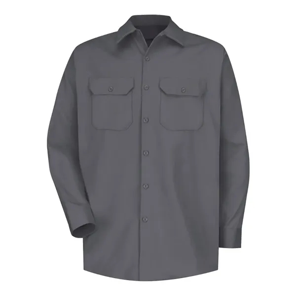 Red Kap Men's Deluxe Heavyweight Cotton Shirt - Red Kap Men's Deluxe Heavyweight Cotton Shirt - Image 1 of 4