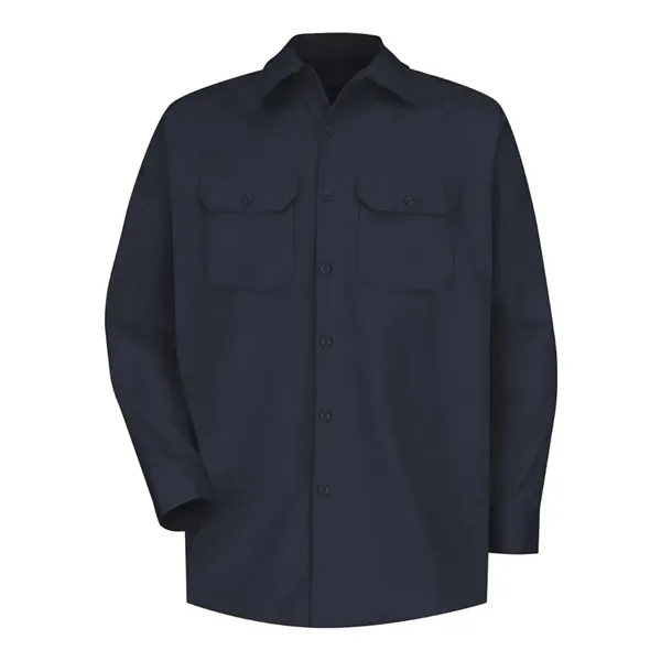 Red Kap Men's Deluxe Heavyweight Cotton Shirt - Red Kap Men's Deluxe Heavyweight Cotton Shirt - Image 3 of 4