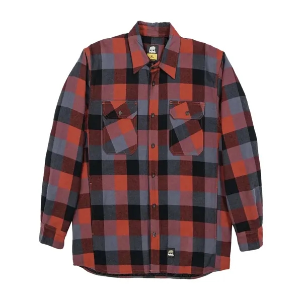 Berne Apparel Men's Tall Timber Flannel Shirt Jacket - Berne Apparel Men's Tall Timber Flannel Shirt Jacket - Image 2 of 2