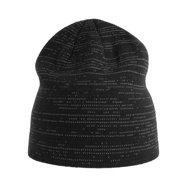 Atlantis Headwear Sustainable Reflective Beanie - Atlantis Headwear Sustainable Reflective Beanie - Image 2 of 8