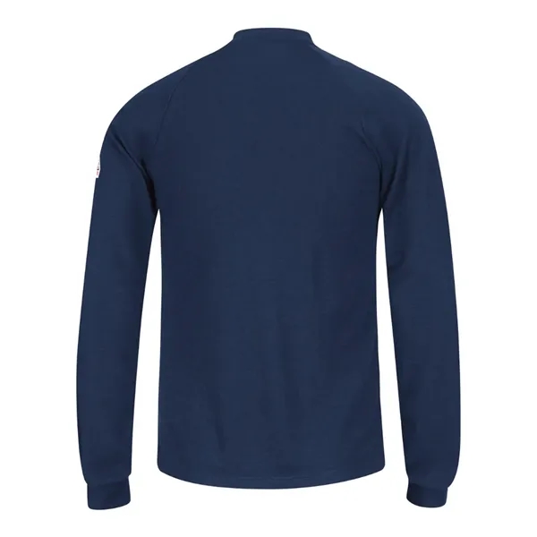 Bulwark Men's Long Sleeve Henley Shirt- CoolTouch®2 - Bulwark Men's Long Sleeve Henley Shirt- CoolTouch®2 - Image 6 of 6