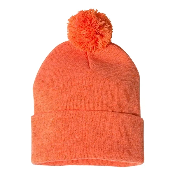 Sportsman 12" Pom-Pom Cuffed Beanie - Sportsman 12" Pom-Pom Cuffed Beanie - Image 32 of 64