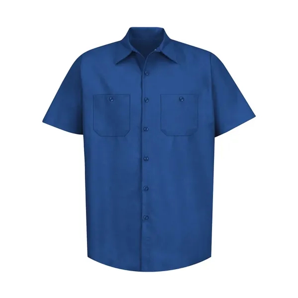 Red Kap Men's Industrial Short Sleeve Work Shirt - Red Kap Men's Industrial Short Sleeve Work Shirt - Image 42 of 50