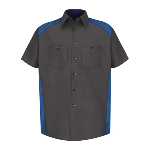 Red Kap Men's Short Sleeve Motorsports Shirt - Red Kap Men's Short Sleeve Motorsports Shirt - Image 5 of 10