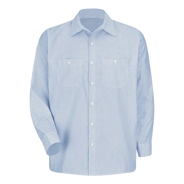 Red Kap Men's Industrial Stripe Work Shirt