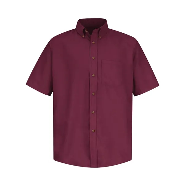 Red Kap Men's Poplin Short Sleeve Dress Shirt - Red Kap Men's Poplin Short Sleeve Dress Shirt - Image 3 of 18