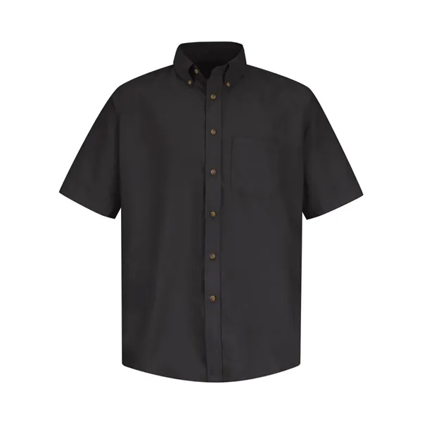 Custom Red Kap Men's Poplin Short Sleeve Dress Shirt