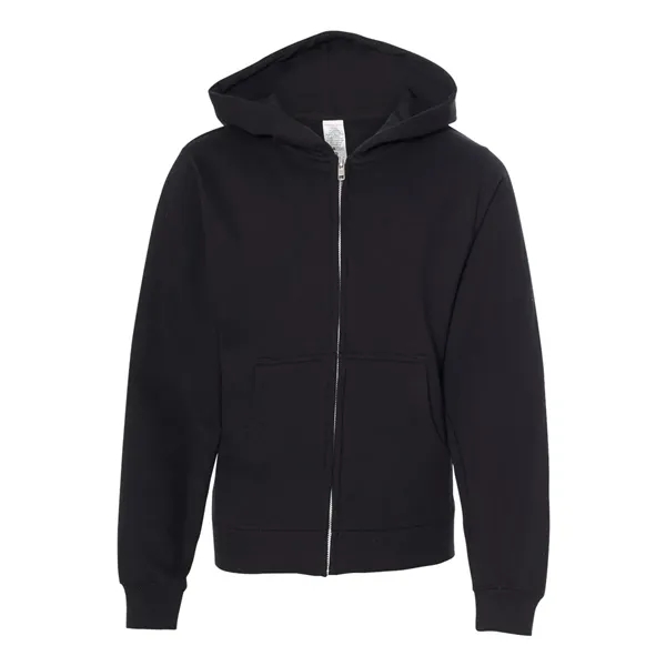Custom Independent Trading Co. Youth Midweight Full-Zip Hooded S...