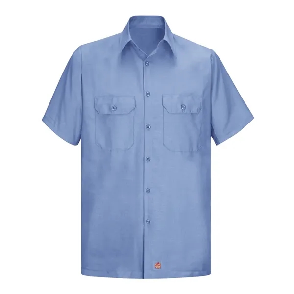 Red Kap Men's Ripstop Short Sleeve Work Shirt - Red Kap Men's Ripstop Short Sleeve Work Shirt - Image 9 of 12