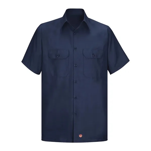 Red Kap Men's Ripstop Short Sleeve Work Shirt - Red Kap Men's Ripstop Short Sleeve Work Shirt - Image 11 of 12