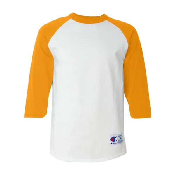 Champion Unisex Raglan Sleeve Baseball T-Shirt - Champion Unisex Raglan Sleeve Baseball T-Shirt - Image 6 of 18
