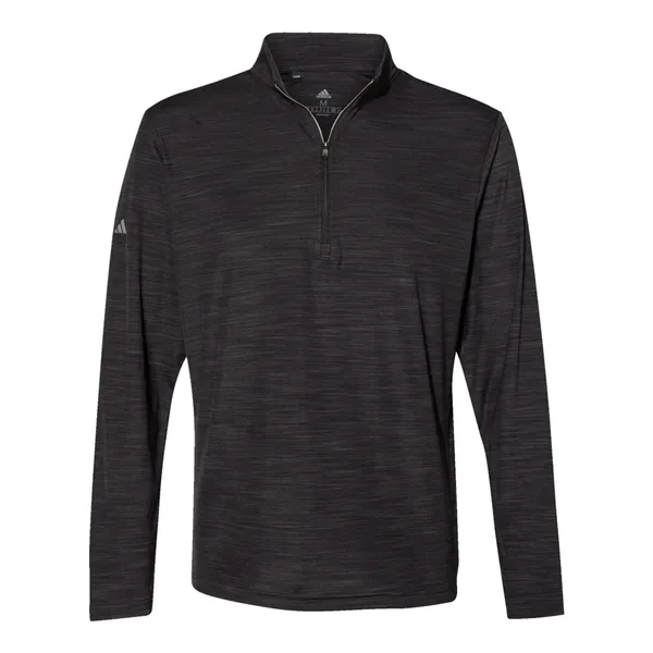 Adidas Men's Lightweight Melange Quarter-Zip Pullover - Adidas Men's Lightweight Melange Quarter-Zip Pullover - Image 1 of 6