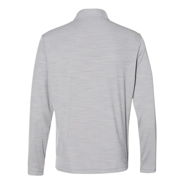Adidas Men's Lightweight Melange Quarter-Zip Pullover - Adidas Men's Lightweight Melange Quarter-Zip Pullover - Image 6 of 6