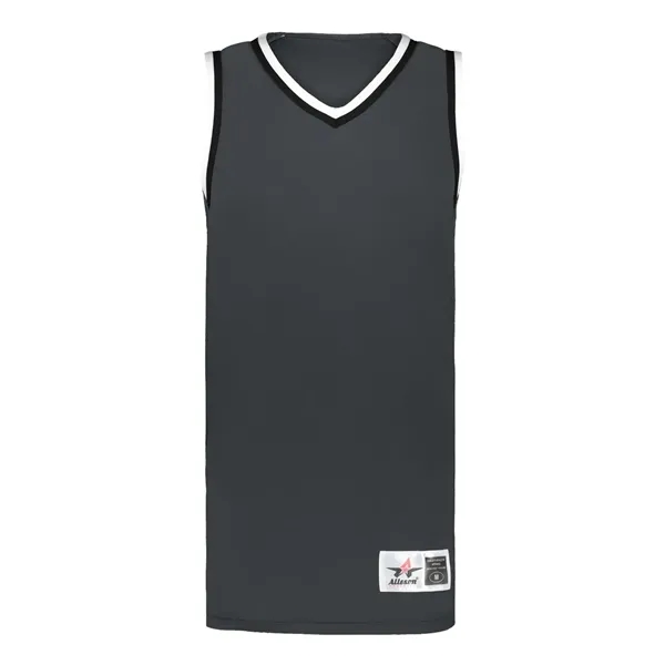 Alleson Athletic Men's Retro Basketball Jersey - Alleson Athletic Men's Retro Basketball Jersey - Image 7 of 20