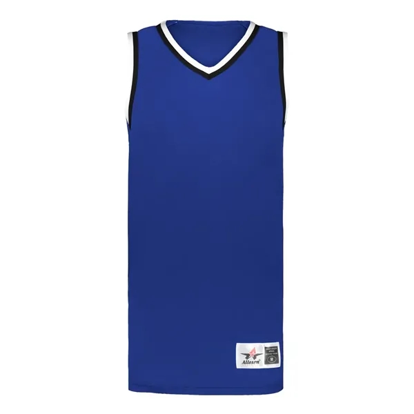 Alleson Athletic Men's Retro Basketball Jersey - Alleson Athletic Men's Retro Basketball Jersey - Image 17 of 20