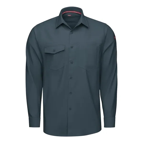 Red Kap Men's Cooling Long Sleeve Work Shirt - Red Kap Men's Cooling Long Sleeve Work Shirt - Image 1 of 10