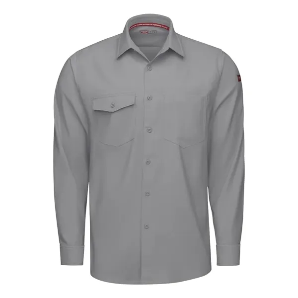 Red Kap Men's Cooling Long Sleeve Work Shirt - Red Kap Men's Cooling Long Sleeve Work Shirt - Image 7 of 10