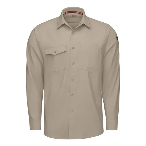Red Kap Men's Cooling Long Sleeve Work Shirt - Red Kap Men's Cooling Long Sleeve Work Shirt - Image 9 of 10