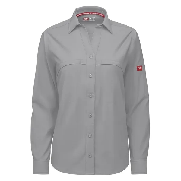 Red Kap Women's Cooling Long Sleeve Work Shirt - Red Kap Women's Cooling Long Sleeve Work Shirt - Image 0 of 6
