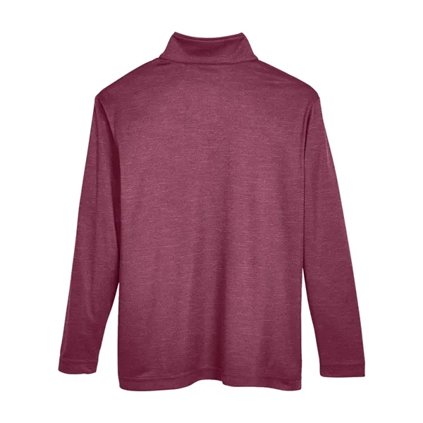 Team 365 Youth Zone Sonic Heather Performance Quarter-Zip...
