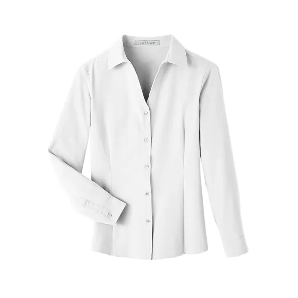 UltraClub Women's Bradley Performance Woven Shirt - UltraClub Women's Bradley Performance Woven Shirt - Image 7 of 8