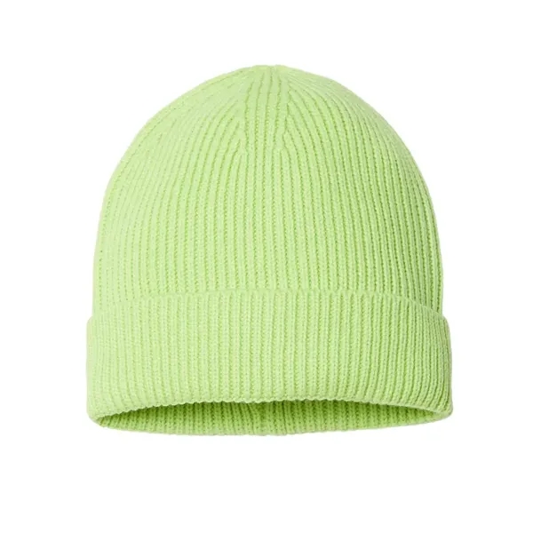 Atlantis Headwear Sustainable Fine Rib Cuffed Beanie - Atlantis Headwear Sustainable Fine Rib Cuffed Beanie - Image 1 of 18