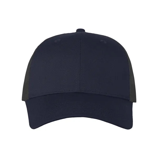 Valucap Mesh-Back Twill Trucker Cap - Valucap Mesh-Back Twill Trucker Cap - Image 19 of 38
