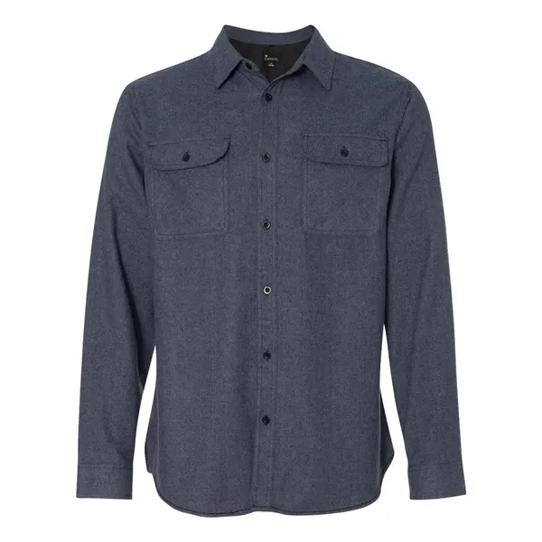 Burnside Men's Solid Flannel Shirt - Burnside Men's Solid Flannel Shirt - Image 6 of 14
