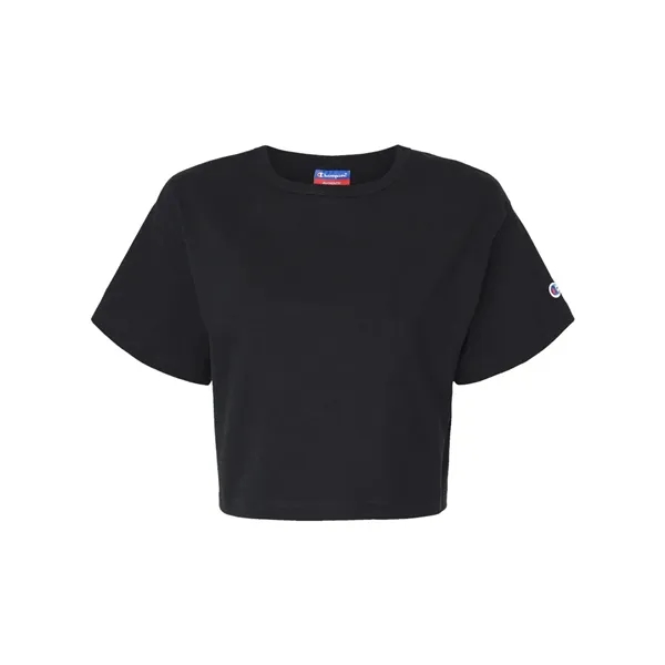Custom Champion Women's Heritage Jersey Crop T-Shirt