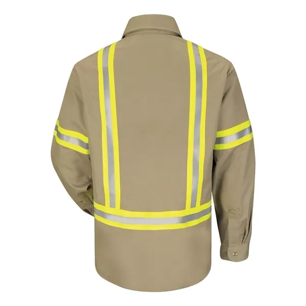 Bulwark Men's Tall Enhanced Visibility Uniform Shirt - Bulwark Men's Tall Enhanced Visibility Uniform Shirt - Image 4 of 8