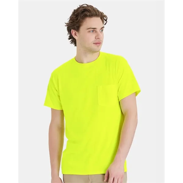 Hanes Unisex Workwear Pocket T-Shirt - Hanes Unisex Workwear Pocket T-Shirt - Image 0 of 10