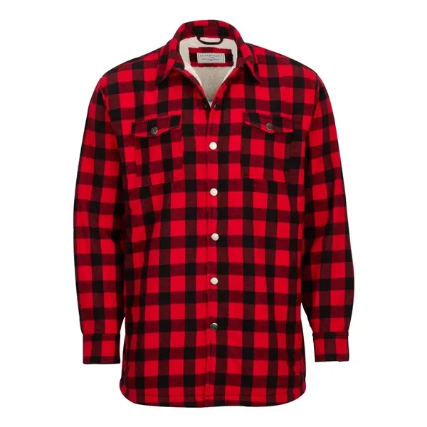 Boxercraft Men's Flannel Sherpa Workshirt Jacket - Boxercraft Men's Flannel Sherpa Workshirt Jacket - Image 3 of 4