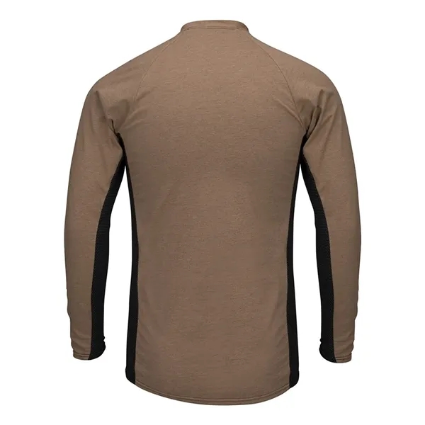 Bulwark Men's Long Sleeve FR Two-Tone Base Layer with Con... - Bulwark Men's Long Sleeve FR Two-Tone Base Layer with Con... - Image 3 of 3