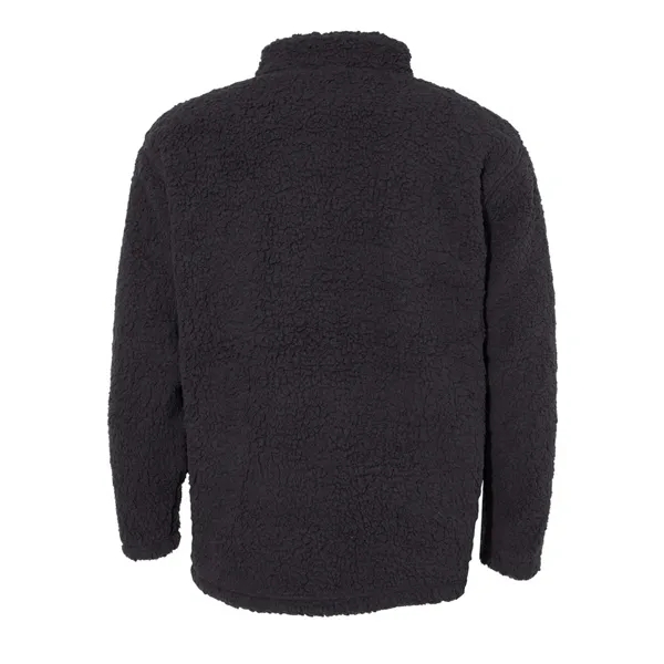 J. America Men's Sherpa Quarter-Zip Pullover - J. America Men's Sherpa Quarter-Zip Pullover - Image 2 of 6