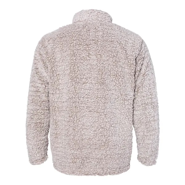 J. America Men's Sherpa Quarter-Zip Pullover - J. America Men's Sherpa Quarter-Zip Pullover - Image 6 of 6