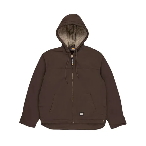 Custom Berne Apparel Men's Heartland Washed Duck Hooded Work Coat