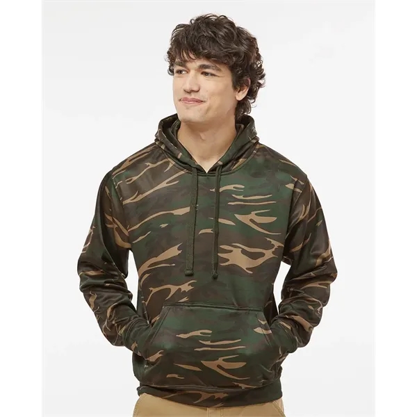 J. America Men's Polyester Tailgate Hooded Sweatshirt