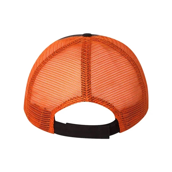 Valucap Bio-Washed Trucker Cap - Valucap Bio-Washed Trucker Cap - Image 5 of 17