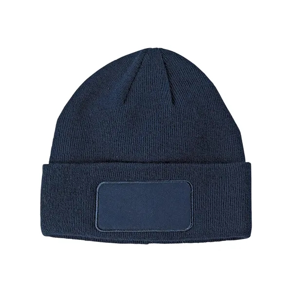 Big Accessories Patch Beanie - Big Accessories Patch Beanie - Image 2 of 6