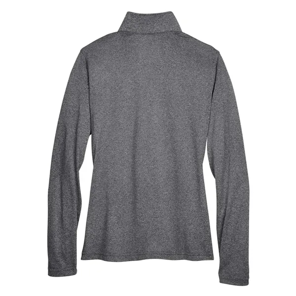 UltraClub Women's Cool & Dry Heathered Performance Quarte...