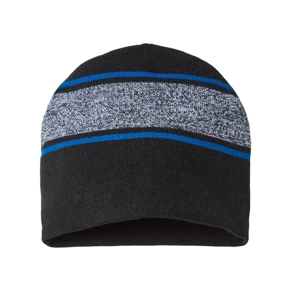 CAP AMERICA USA-Made Variegated Striped Beanie - CAP AMERICA USA-Made Variegated Striped Beanie - Image 3 of 3