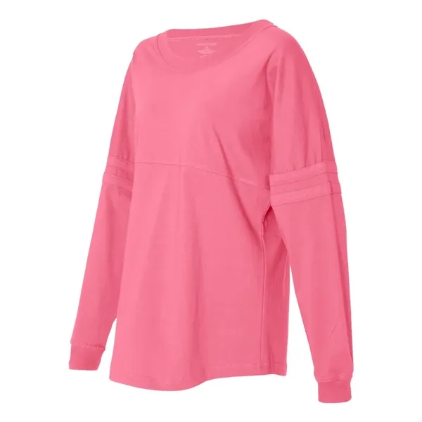 Boxercraft Women's Jersey Pom Pom Long Sleeve T-Shirt - Boxercraft Women's Jersey Pom Pom Long Sleeve T-Shirt - Image 2 of 22