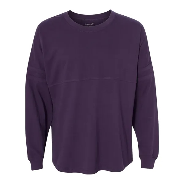 Boxercraft Women's Jersey Pom Pom Long Sleeve T-Shirt - Boxercraft Women's Jersey Pom Pom Long Sleeve T-Shirt - Image 13 of 22