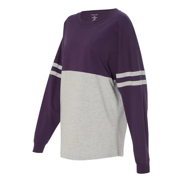 Boxercraft Women's Jersey Pom Pom Long Sleeve T-Shirt - Boxercraft Women's Jersey Pom Pom Long Sleeve T-Shirt - Image 17 of 22