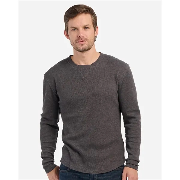 Boxercraft Men's Waffle Knit Long Sleeve T-Shirt