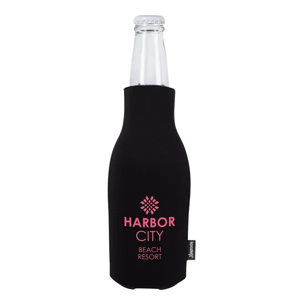 Koozie® Zip-Up Bottle Cooler with Opener - Koozie® Zip-Up Bottle Cooler with Opener - Image 0 of 4