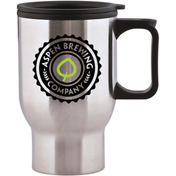 15 oz  Stainless Travel Mug - 15 oz  Stainless Travel Mug - Image 2 of 9