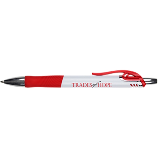 White Pen w/ Colored Gripper - White Pen w/ Colored Gripper - Image 3 of 8