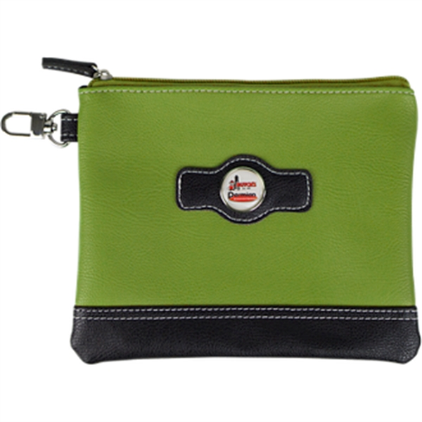 Two Tone Zipper Valuables Pouch - Two Tone Zipper Valuables Pouch - Image 2 of 4